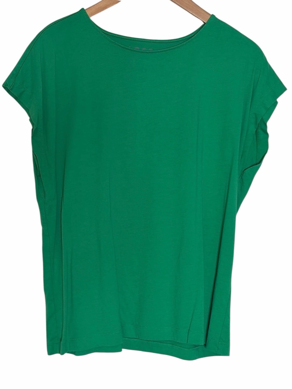 Loft Green Cap Sleeve T Shirt Size Large